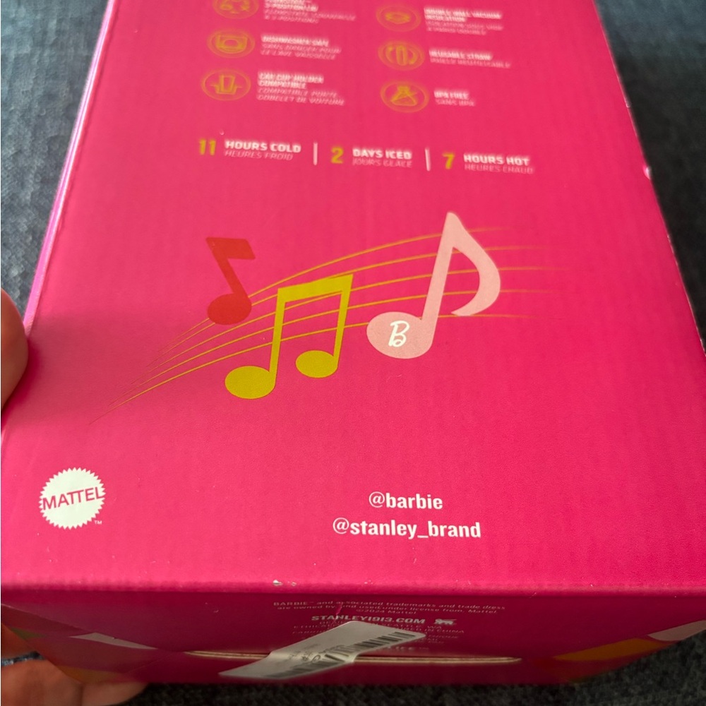 Stanley X Barbie Twist ‘N Turn FLOWSTATE H2.0 40 oz Pink Tumbler BNIB - Picture 15 of 15
